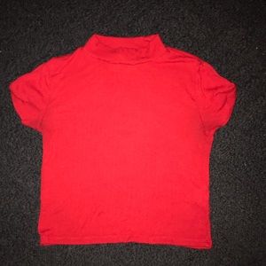 Red forever 21 crop top